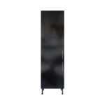 Pre Assembled Modern 600mm Tall Kitchen Larder fitted unit black gloss
