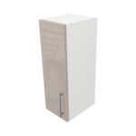 Pre Assembled Modern 250mm fitted kitchen wall unit cashmere gloss