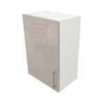 Pre Assembled Modern 500mm fitted kitchen wall unit cashmere gloss