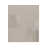 Pre Assembled Modern 600mm fitted kitchen wall unit cashmere gloss