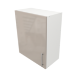 Pre Assembled Modern 600mm fitted kitchen wall unit cashmere gloss