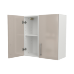 Pre Assembled Modern 700mm fitted kitchen wall unit cashmere gloss