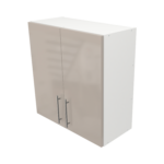 Pre Assembled Modern 700mm fitted kitchen wall unit cashmere gloss