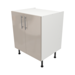 Pre Assembled Modern 700mm fitted kitchen universal base unit cashmere gloss