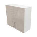 Pre Assembled Modern 800mm fitted kitchen wall unit cashmere gloss