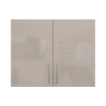 Pre Assembled Modern 900mm fitted kitchen wall unit cashmere gloss