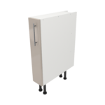 Pre Assembled Modern 150mm fitted kitchen base unit cashmere gloss