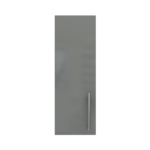 Pre Assembled Modern 250mm fitted kitchen wall unit dust grey gloss