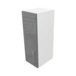Pre Assembled Modern 250mm fitted kitchen wall unit dust grey gloss