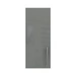Pre Assembled Modern 300mm fitted kitchen wall unit dust grey gloss