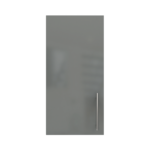 Pre Assembled Modern 350mm fitted kitchen wall unit dust grey gloss
