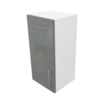 Pre Assembled Modern 350mm fitted kitchen wall unit dust grey gloss