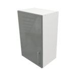 Pre Assembled Modern 450mm fitted kitchen wall unit dust grey gloss