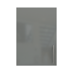 Pre Assembled Modern 500mm fitted kitchen wall unit dust grey gloss
