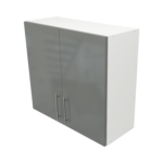 Pre Assembled Modern 800mm fitted kitchen wall unit dust grey gloss