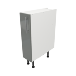 Pre Assembled Modern 200mm fitted kitchen base unit dust grey gloss
