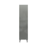 Pre Assembled Modern 500mm Tall Kitchen Larder fitted unit dust grey gloss