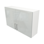 Pre Assembled Modern 1200mm fitted kitchen wall unit light grey gloss