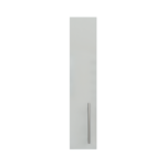 Pre Assembled Modern 150mm fitted kitchen wall unit light grey gloss