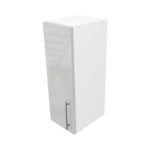 Pre Assembled Modern 250mm fitted kitchen wall unit light grey gloss