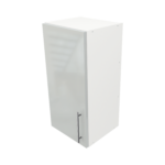 Pre Assembled Modern 350mm fitted kitchen wall unit light grey gloss