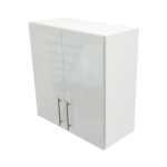 Pre Assembled Modern 700mm fitted kitchen wall unit light grey gloss