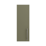 Pre Assembled Modern 250mm fitted kitchen wall unit matt agave green