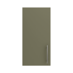 Pre Assembled Modern 350mm fitted kitchen wall unit matt agave green