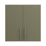 Pre Assembled Modern 700mm fitted kitchen wall unit matt agave green
