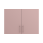 Pre Assembled Modern 1000mm fitted kitchen wall unit pink