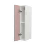 Pre Assembled Modern 150mm fitted kitchen wall unit pink