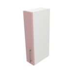 Pre Assembled Modern 150mm fitted kitchen wall unit pink