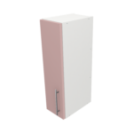 Pre Assembled Modern 200mm fitted kitchen wall unit pink