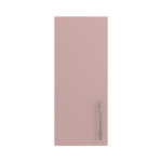 Pre Assembled Modern 300mm fitted kitchen wall unit pink