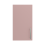 Pre Assembled Modern 400mm fitted kitchen wall unit pink
