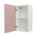 Pre Assembled Modern 400mm fitted kitchen wall unit pink