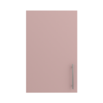 Pre Assembled Modern 450mm fitted kitchen wall unit pink