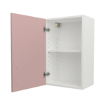Pre Assembled Modern 450mm fitted kitchen wall unit pink