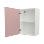 Pre Assembled Modern 500mm fitted kitchen wall unit pink