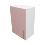 Pre Assembled Modern 500mm fitted kitchen wall unit pink
