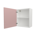 Pre Assembled Modern 600mm fitted kitchen wall unit pink