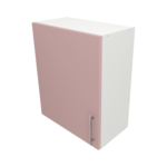 Pre Assembled Modern 600mm fitted kitchen wall unit pink