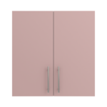 Pre Assembled Modern 700mm fitted kitchen wall unit pink