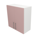 Pre Assembled Modern 700mm fitted kitchen wall unit pink