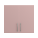Pre Assembled Modern 800mm fitted kitchen wall unit pink
