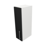 Pre Assembled Modern 200mm fitted kitchen wall unit matt black