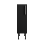 Pre Assembled Modern 250mm fitted kitchen base unit matt black