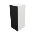 Pre Assembled Modern 300mm fitted kitchen wall unit matt black