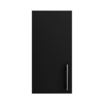 Pre Assembled Modern 350mm fitted kitchen wall unit matt black