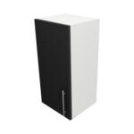 Pre Assembled Modern 350mm fitted kitchen wall unit matt black